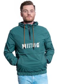 Mustang - KURTKA MUSTANG DANIEL SLIP JACKET 1011365 6430. Kolor: zielony #8