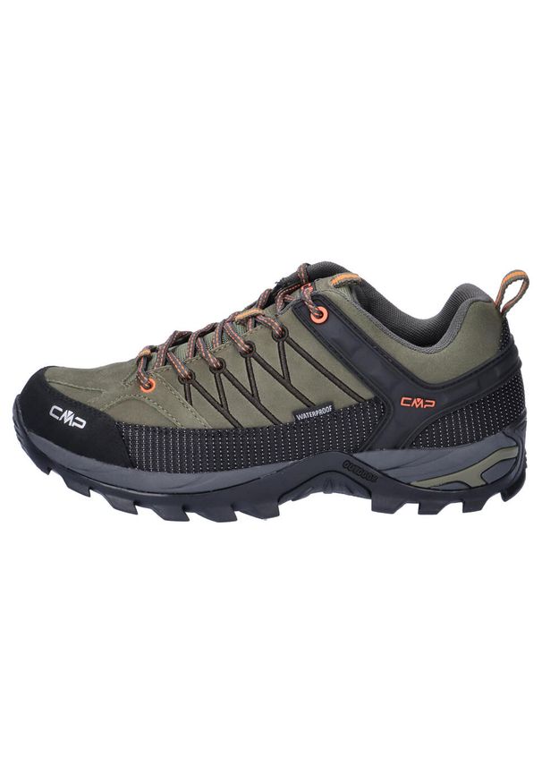 Buty trekkingowe dla mężczyzn CMP Rigel low. Kolor: zielony. Materiał: zamsz. Sport: turystyka piesza