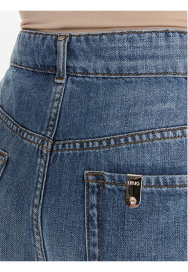 Liu Jo Szorty jeansowe UA4161 D4828 Niebieski Relaxed Fit. Kolor: niebieski. Materiał: bawełna