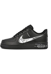 Buty Nike Air Force 1 LV8 Utility M CW7581-001 czarne. Okazja: na co dzień. Wysokość cholewki: przed kostkę. Kolor: czarny. Materiał: guma, materiał. Model: Nike Air Force