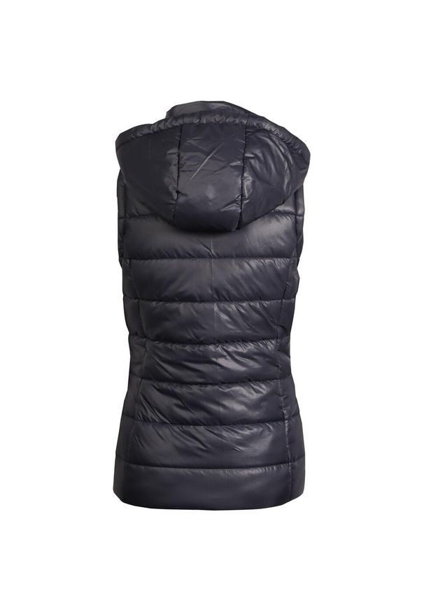 HARRYS HORSE - Damska kurtka bez rękawów Harry's Horse Just Ride Retro. Kolor: niebieski. Materiał: puch. Długość rękawa: bez rękawów. Styl: retro