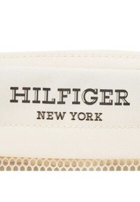 TOMMY HILFIGER - Tommy Hilfiger Saszetka Monotype Crossover AU0AU01838 Beżowy. Kolor: beżowy. Materiał: materiał #4