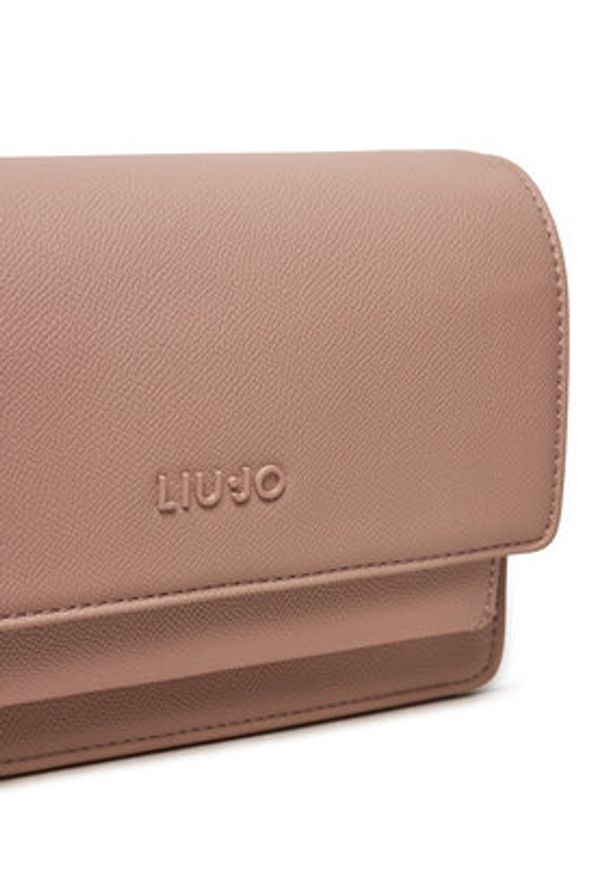 Liu Jo Torebka Ecs M Crossbody AF4161 E0087 Różowy. Kolor: różowy. Materiał: skórzane