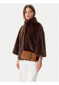 Just Cavalli Torebka 79RA4BA7 ZSA89 Brązowy. Kolor: brązowy. Materiał: skórzane