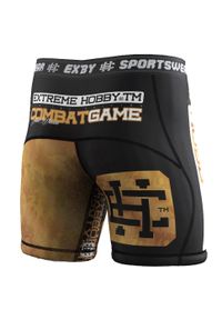 Spodenki Vale Tudo do MMA męskie EXTREME HOBBY GOLDEN WARRIOR. Kolor: czarny. Materiał: poliester, elastan