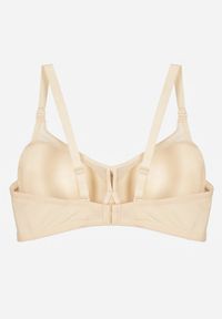 Renee - Beżowy Koronkowy Biustonosz Ozdobiony Przezroczystą Wstawką Acalinai. Kolor: beżowy. Materiał: koronka. Rodzaj stanika: przezroczysty. Wzór: aplikacja #6