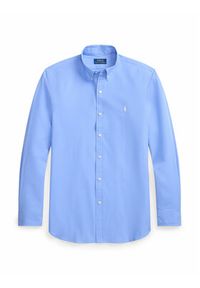 Polo Ralph Lauren Koszula 710929348502 Niebieski Regular Fit. Typ kołnierza: polo. Kolor: niebieski. Materiał: bawełna #6