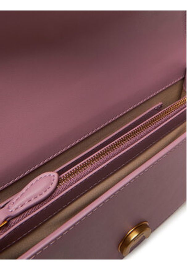 Pinko - PINKO Torebka Love One Mini Dc PE 25 PCPL 100074 A0F1 Różowy. Kolor: różowy. Materiał: skórzane