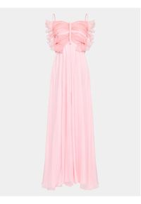 Blugirl Blumarine Sukienka wieczorowa RA3063 T3339 Różowy Regular Fit. Kolor: różowy. Materiał: wiskoza. Styl: wizytowy