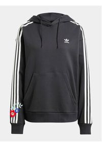 Adidas - adidas Bluza Graphics Floral IU2515 Czarny Loose Fit. Kolor: czarny. Materiał: bawełna #5