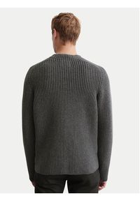 Marc O'Polo Sweter 429 6018 60318 Szary Regular Fit. Typ kołnierza: polo. Kolor: szary. Materiał: wełna, bawełna #4