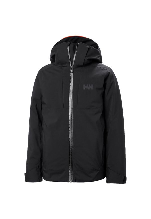 Dziecięca kurtka narciarska Helly Hansen Alpha. Kolor: czarny. Sezon: zima. Sport: narciarstwo