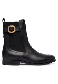 TwinSet - TWINSET Sztyblety Tronchetto 252TCP120 Czarny. Kolor: czarny. Materiał: skóra #1