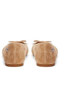 Lauren Ralph Lauren Baleriny 802943066001 Brązowy. Kolor: brązowy. Materiał: skóra, zamsz #3