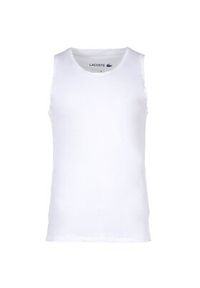 Lacoste Komplet 3 tank topów TH9009 Biały Regular Fit. Kolor: biały. Materiał: bawełna #3