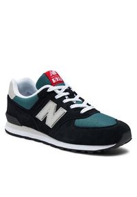 New Balance Sneakersy GC574MGH Czarny. Kolor: czarny. Materiał: skóra. Model: New Balance 574 #5