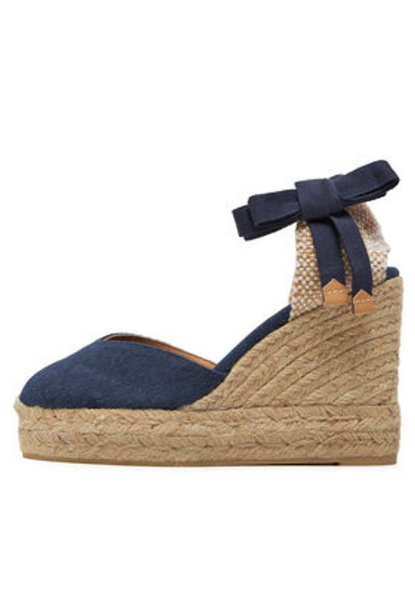 Castañer Espadryle Chiara/8Ed/002 021668 Niebieski. Kolor: niebieski. Materiał: materiał