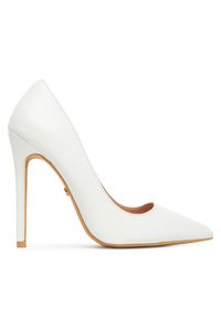 DeeZee Szpilki HT92831-41 Biały. Kolor: biały. Materiał: skóra. Obcas: na szpilce