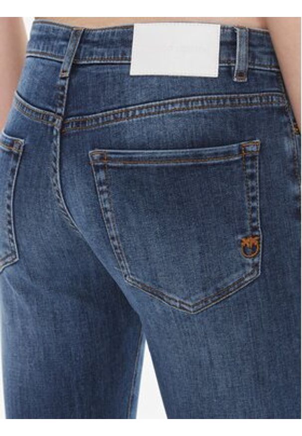 Pinko Jeansy Frida 100177 A0ZT Niebieski Flare Fit. Kolor: niebieski