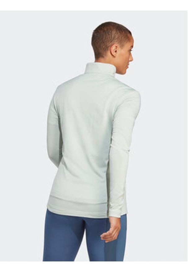 Adidas - adidas Polar Terrex Multi Full-Zip Fleece Jacket HN5464 Zielony Slim Fit. Kolor: zielony. Materiał: polar, syntetyk