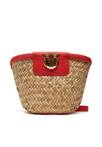 Pinko - PINKO Torebka Love Summer Bucket PE 25 PLTT 103325 A1RL Beżowy. Kolor: beżowy #5