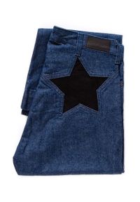 Wrangler - WRANGLER CROP STAR FLARE INDIGO STAR W218GC070 112127763. Stan: podwyższony. Wzór: jednolity