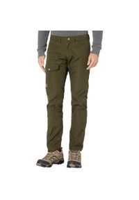 Fjällräven - Spodnie turystyczne męskie Fjallraven Greenland Jeans Long. Kolor: zielony. Materiał: jeans