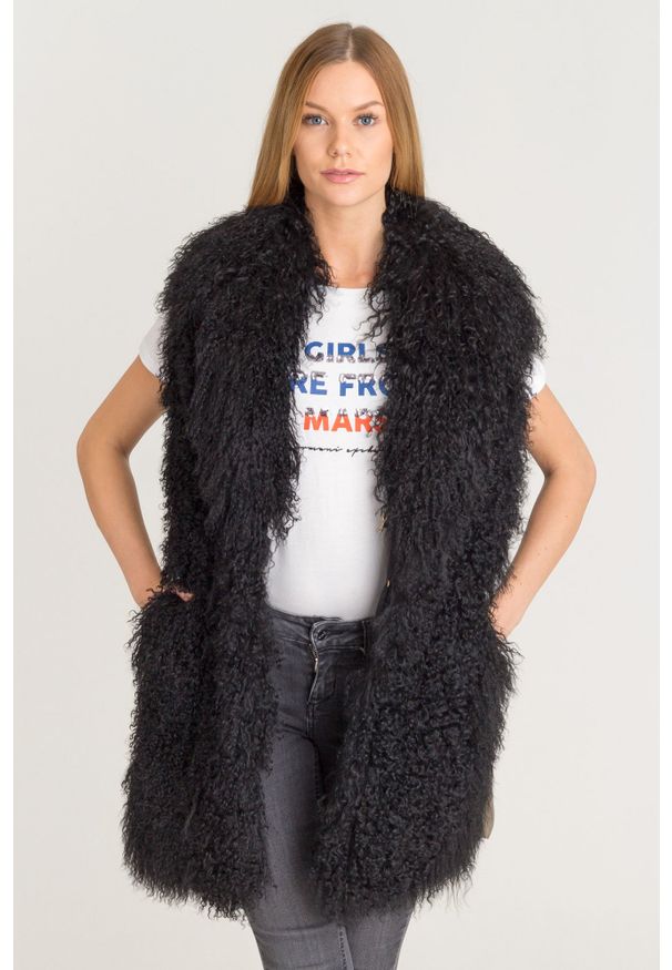 Kamizelka Patrizia Pepe w kolorowe wzory, elegancka
