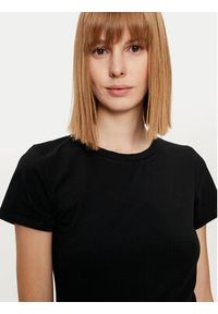 Deha T-Shirt A00150 Czarny Regular Fit. Kolor: czarny. Materiał: bawełna #5