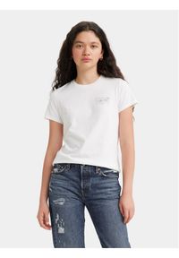 Levi's® T-Shirt The Perfect 17369-2434 Biały Standard Fit. Kolor: biały. Materiał: bawełna