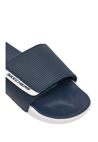 skechers - Skechers Klapki Gambix 2.0- 51729/NVW Granatowy. Kolor: niebieski. Materiał: syntetyk #4