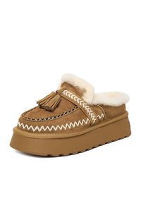 Badura Śniegowce EO-CRYSTAL-TS6291 Brązowy. Kolor: brązowy. Materiał: skóra, zamsz #9