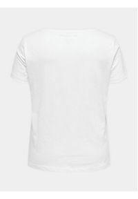 ONLY Carmakoma T-Shirt 15285965 Biały Regular Fit. Kolor: biały #3