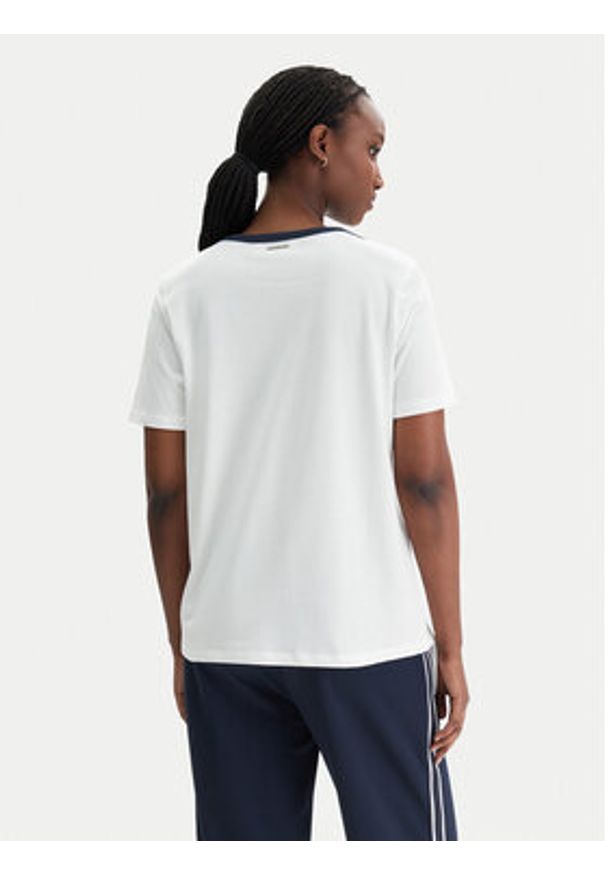 MICHAEL Michael Kors T-Shirt MR651WT97J Biały Relaxed Fit. Kolor: biały. Materiał: bawełna