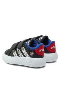 Adidas - adidas Sneakersy Marvel's Spider-Man Grand Court JS0743 Czarny. Kolor: czarny. Materiał: skóra. Wzór: motyw z bajki #8