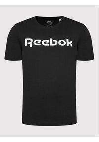 Reebok T-Shirt Classic Graphic Series Linear Logo GJ0136 Czarny Slim Fit. Kolor: czarny. Materiał: bawełna #5