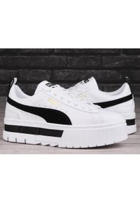 Buty damskie sneakersy sportowe Puma MAYZE LTHR. Kolor: biały, wielokolorowy, czarny #2