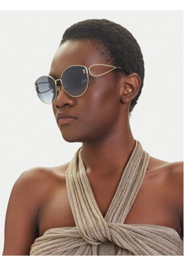ETRO - Etro Okulary przeciwsłoneczne 0072/F/S 207872 Złoty. Kolor: złoty