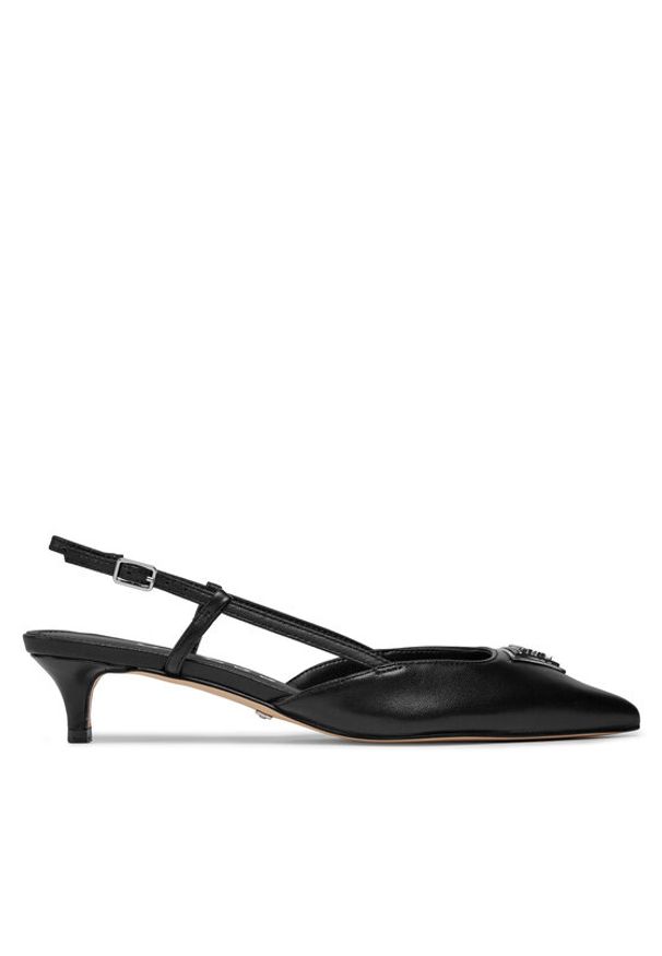 Guess Sandały Jesson FLPJES LEA05 Czarny. Kolor: czarny. Materiał: skóra