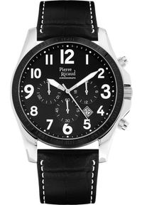 Zegarek Pierre Ricaud Zegarek męski Pierre Ricaud P91070.Y224CH czarny. Kolor: czarny #1