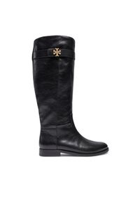 Tory Burch Kozaki Destription 158799-006 Czarny. Kolor: czarny. Materiał: skóra