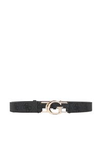 Guess Pasek Damski BW9298 P5425 Szary. Kolor: szary. Materiał: skóra