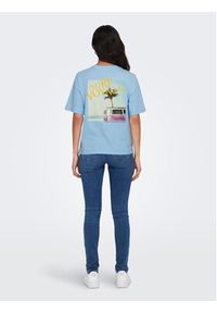 only - ONLY T-Shirt 15295382 Niebieski Regular Fit. Kolor: niebieski. Materiał: bawełna #5