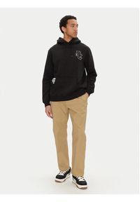 DC Bluza Bullpen ADYFT03439 Czarny Standard Fit. Kolor: czarny. Materiał: bawełna