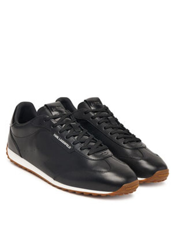 Karl Lagerfeld - KARL LAGERFELD Sneakersy KL55920 Czarny. Kolor: czarny. Materiał: skóra