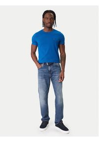 TOMMY HILFIGER - Tommy Hilfiger T-Shirt MW0MW10800 Niebieski Slim Fit. Kolor: niebieski. Materiał: bawełna #2