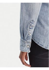 G-Star RAW - G-Star Raw Koszula jeansowa D27714-D539 Niebieski Slim Fit. Kolor: niebieski. Materiał: bawełna #6