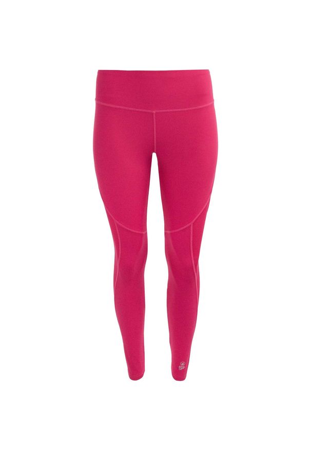 ZSPORT - Fuksjowe Legginsy Damskie Athl DPT Sibilla - Rozmiar Medium. Kolor: różowy. Materiał: poliester, elastan. Sport: fitness