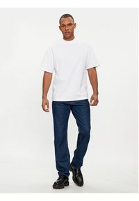 Jack & Jones - Jack&Jones T-Shirt Collective 12251865 Biały Wide Fit. Kolor: biały. Materiał: bawełna