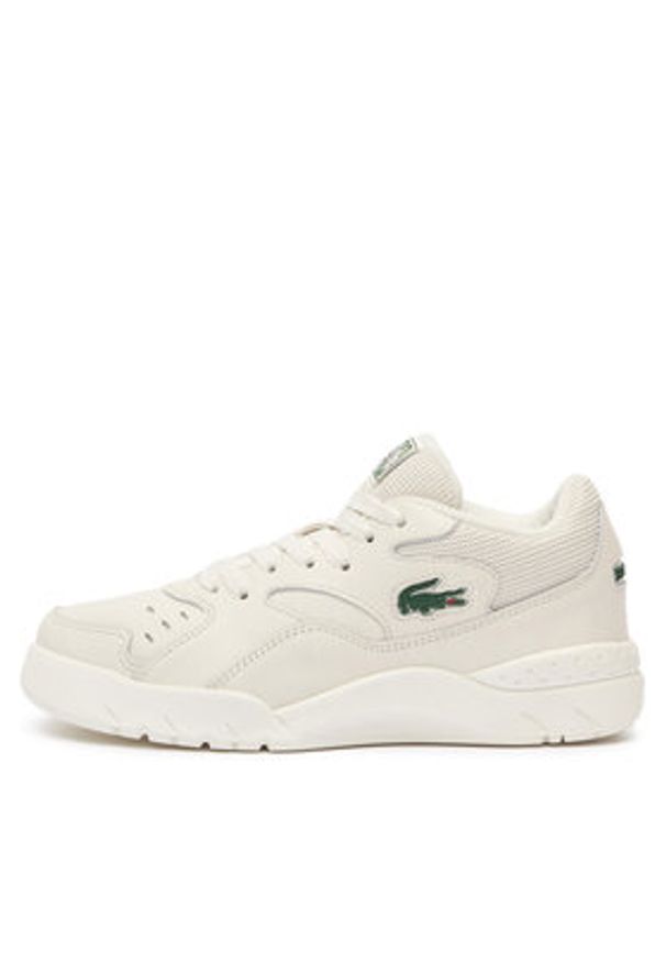 Lacoste Sneakersy Aceline 747SFA0034 Écru. Materiał: skóra